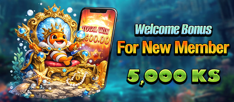 FISHING welcome bonus 5,000 ks